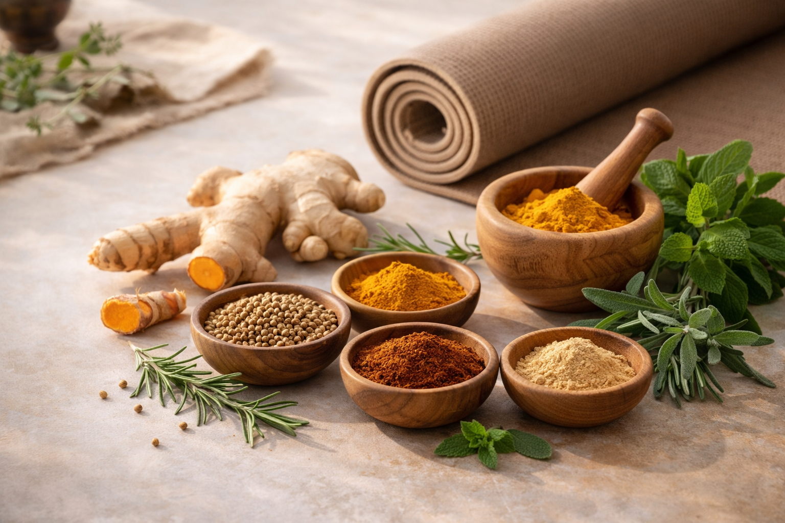 Yoga-inspirierte Ernährung